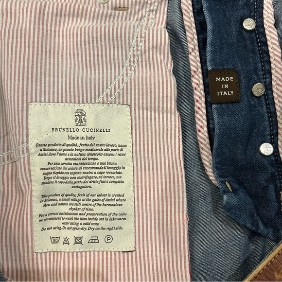 Brunello Cucinelli Controllo Jeans Size IT 58 - Picture 9 of 16